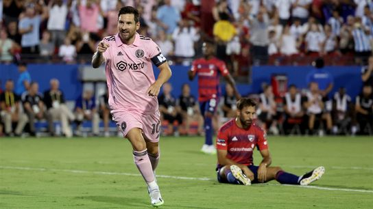 Messi's Miami brings spectacle on the road, eliminates FC Dallas from Leagues Cup taken Toyota Stadium | Frisco, Texas (Leagues Cup). Photo by Kevin Jairaj | USA TODAY Sports